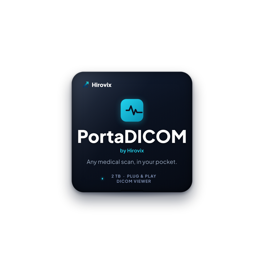 PortaDICOM 2 TB SSD — plug & play DICOM viewer